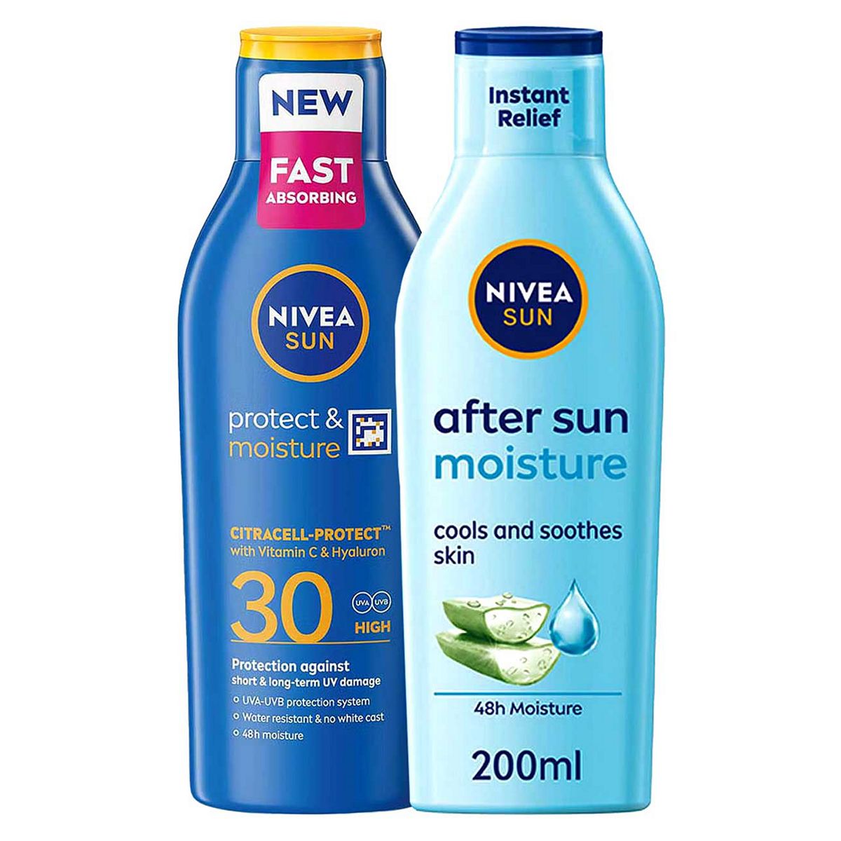 Nivea Sun Lotion & Aftersun Bundle