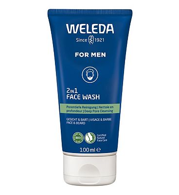 Weleda Men’s 2In1 Face Wash For Face & Beard 100ml