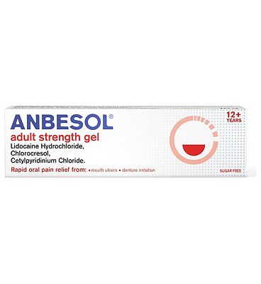 Click to view product details and reviews for Anbesol Adult Strength Gel 10g.
