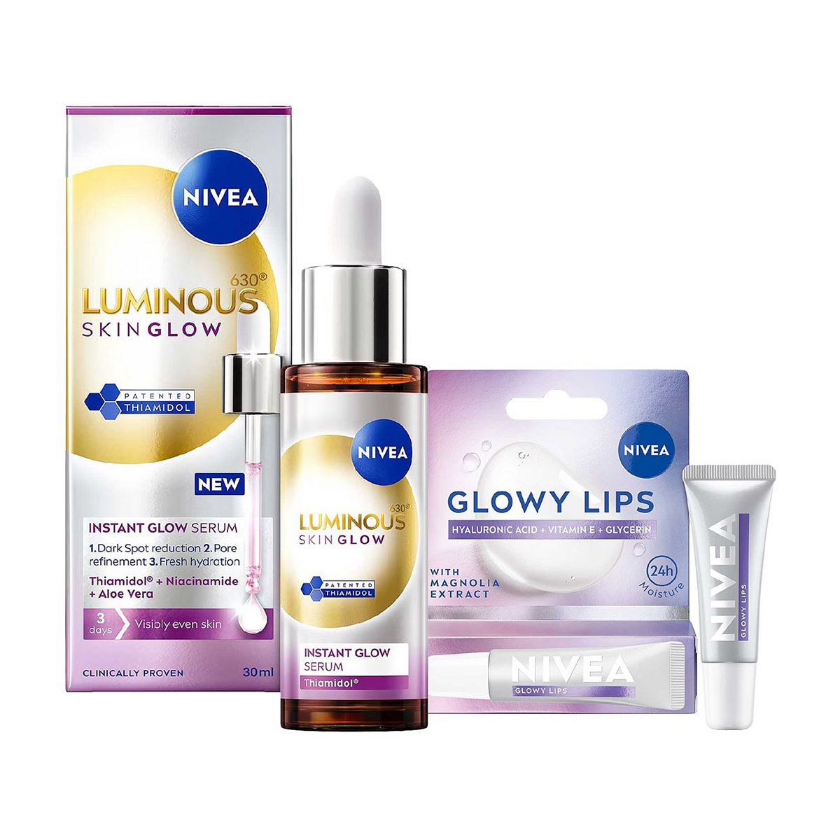 Nivea Luminous Glow Serum & Lips Clear