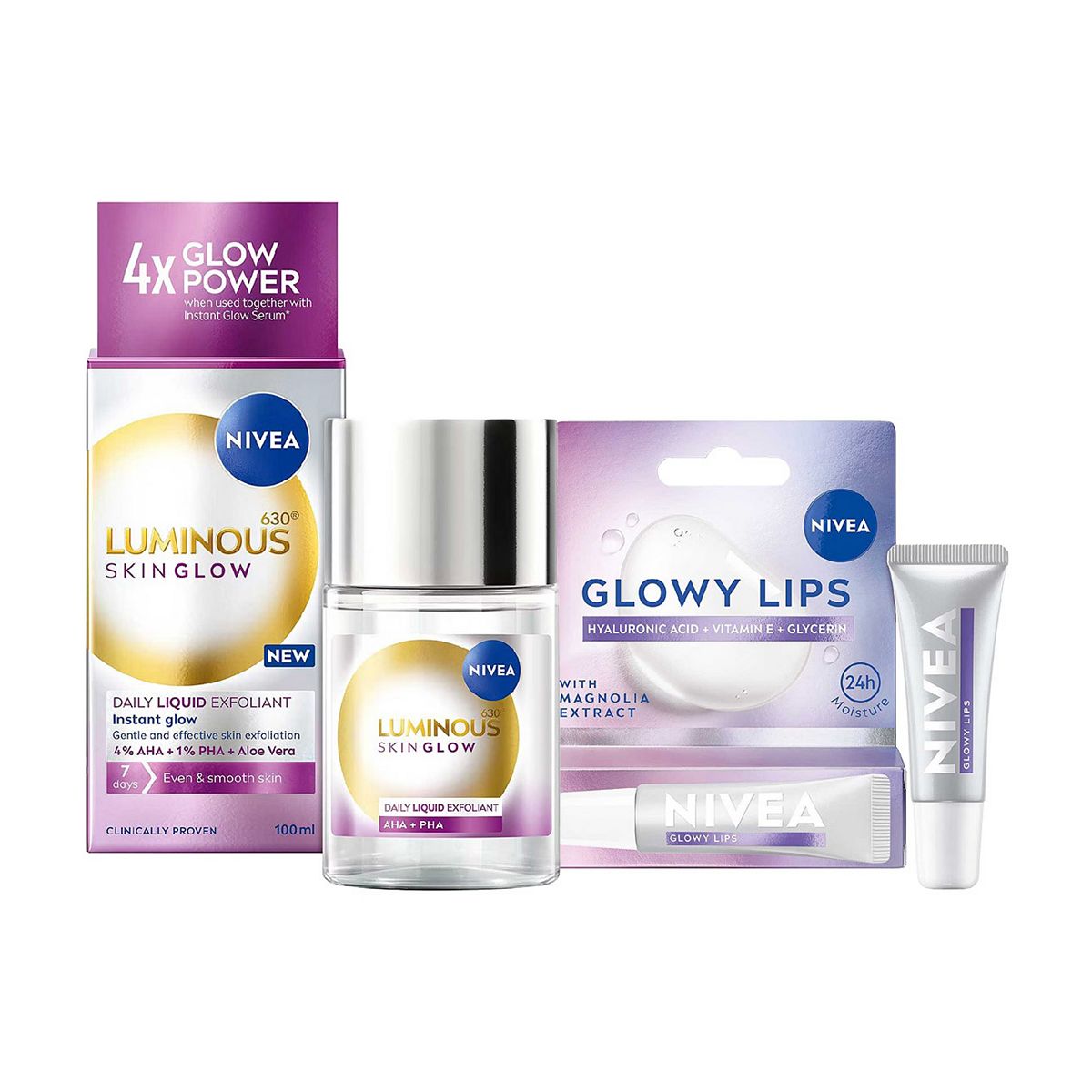 Nivea Luminous Exfoliator & Lips Clear