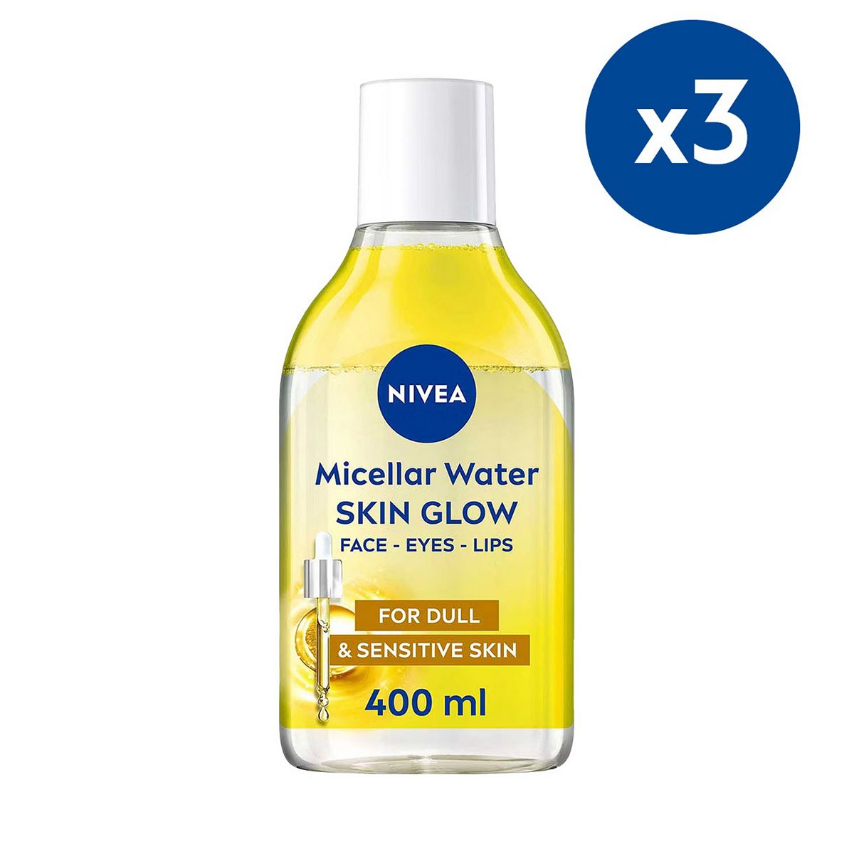 Nivea Glow Serum Micellar Water 400ml