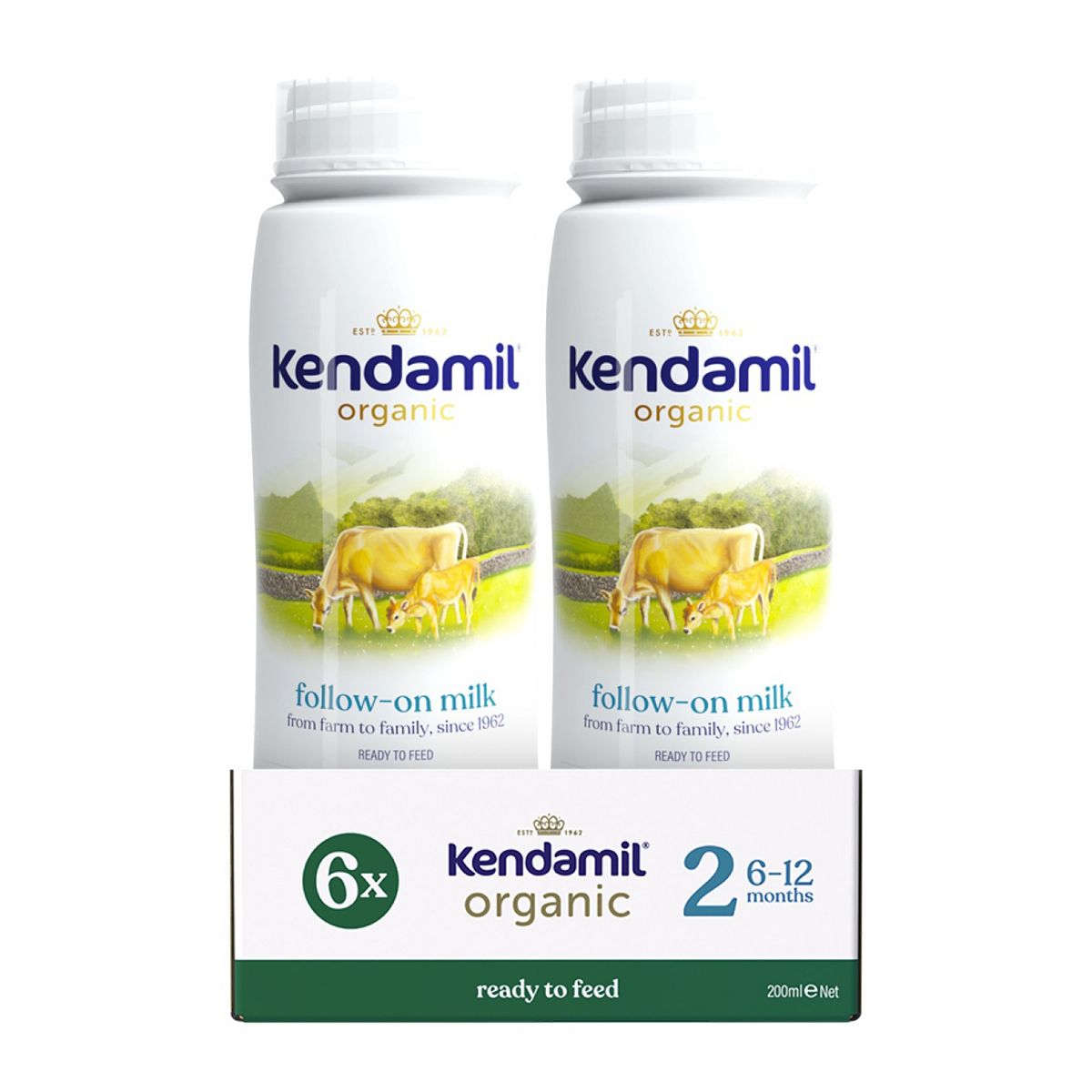 Kendamil Organic Ready To Feed Follow On Stage 2200 Ml 6S, 200Ml