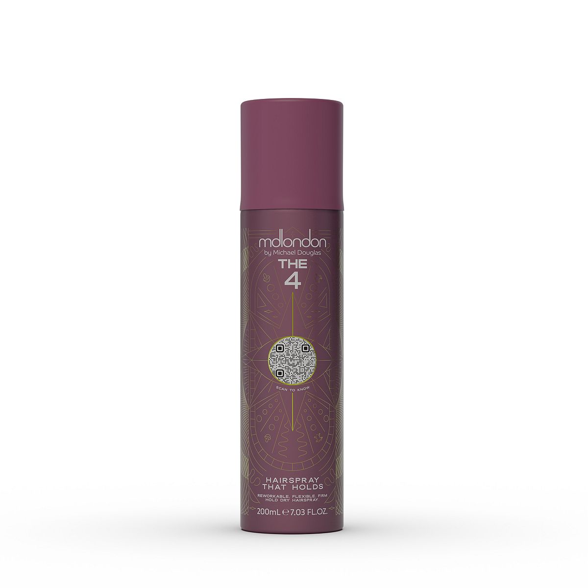MDLondon The Four Hairspray That Holds200 ml, 200ml