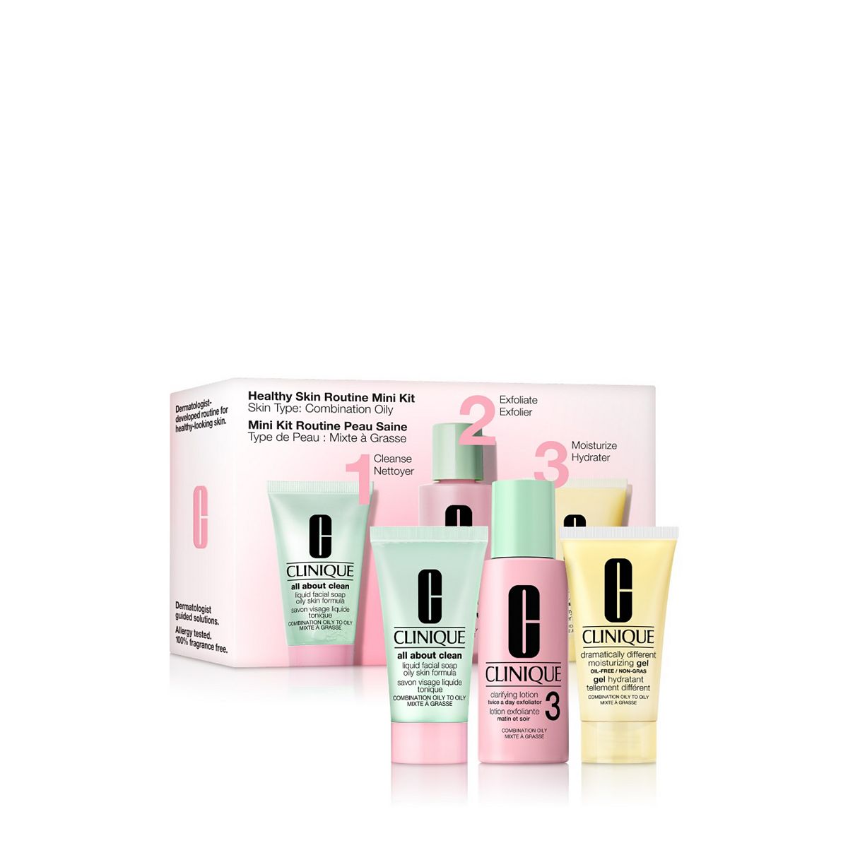 Clinique Healthy Skin Routine Mini Kit Type: Combination Oily