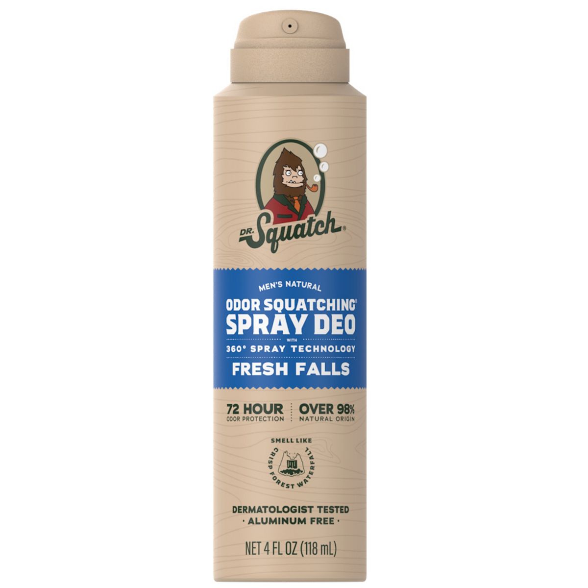 Dr Squatch Fresh Falls Natural Spray Deodorant 118ml
