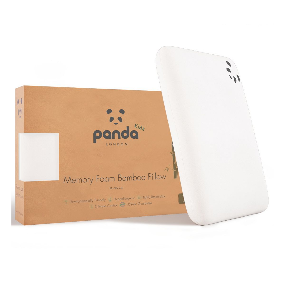 Panda London Luxury Toddler Bamboo & Memory Foam Pillow - Image 6