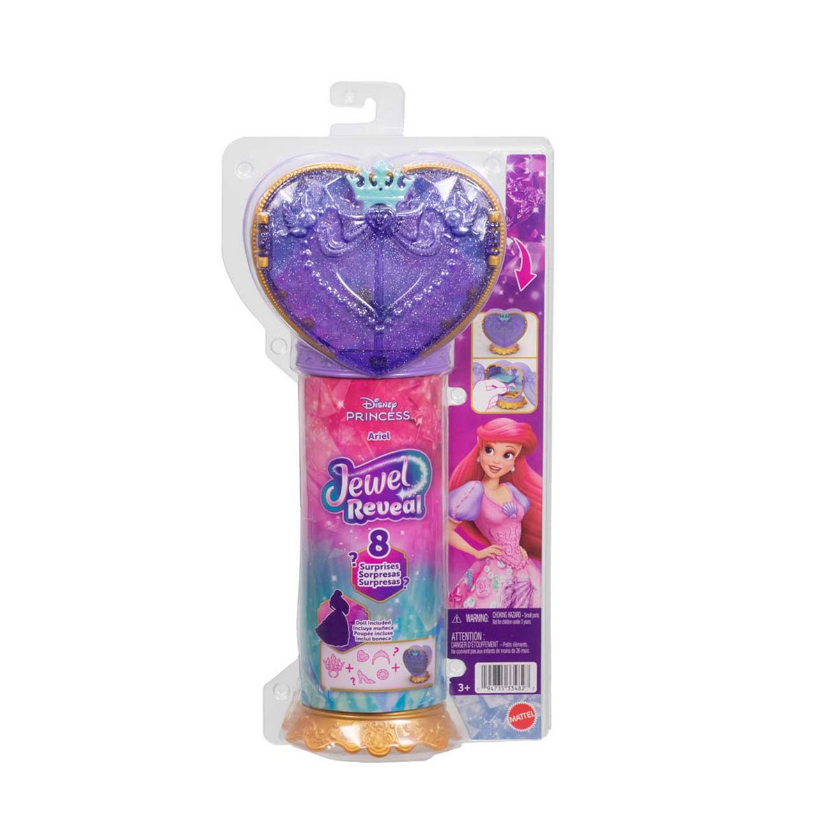 Disney Princess Mattel Jewel Reveal Ariel Doll