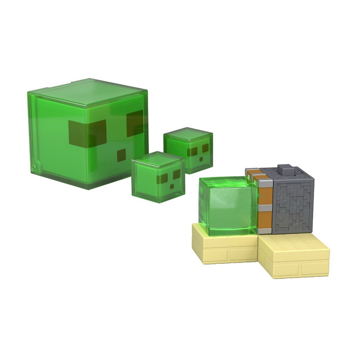 Minecraft Mattel 3.25 Inch Feature Sticky Piston Playset
