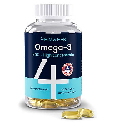 Click to view product details and reviews for 4himher Omega 3 Premium Fish Oil Supplement Friend Of The Sea Certified Capsules 120s.