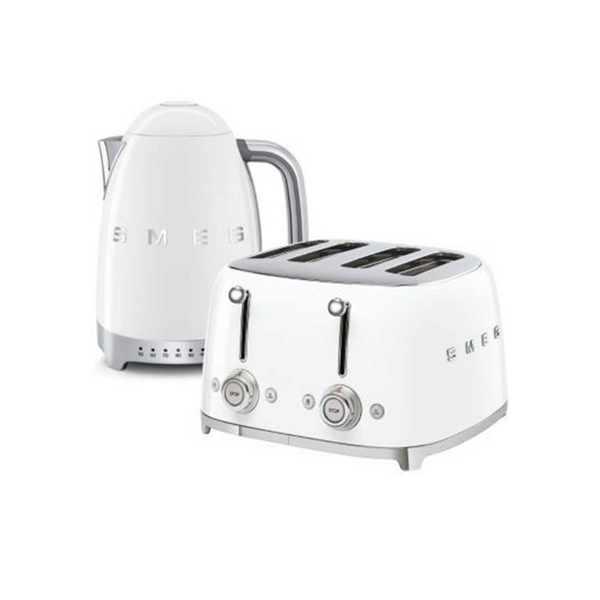 Smeg 50s Style 4 Slice Toaster - White