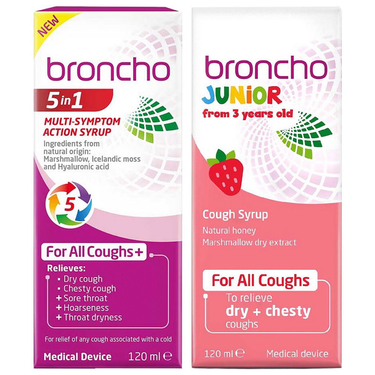 Bronchostop Broncho Family Bundle 2 X 120ml