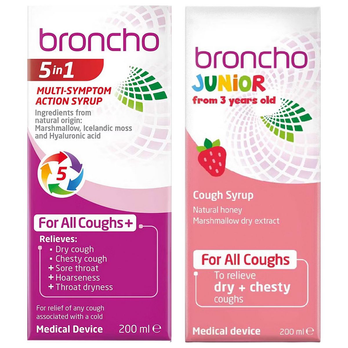 Bronchostop Broncho Family Bundle 2 X200 ml, 200ml