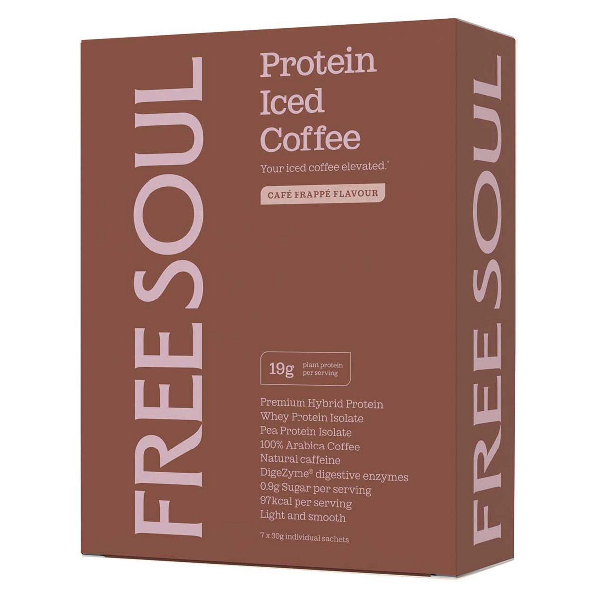 Free Soul Iced Coffee Frappe 5 Sachets 30g