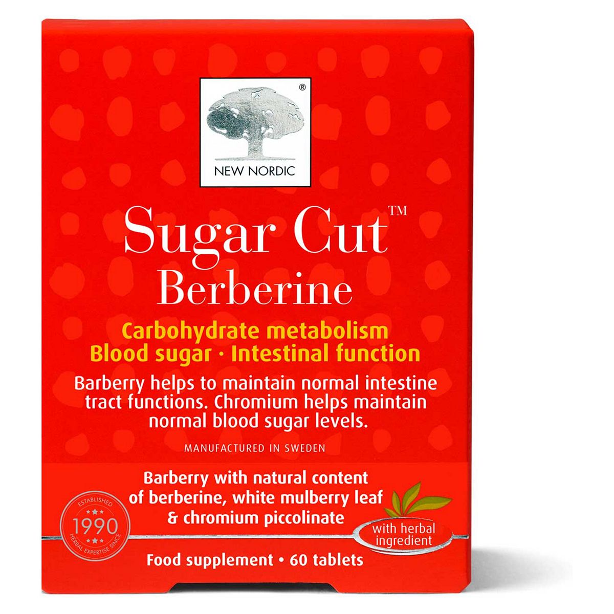 New Nordic Sugar Cut™ Berberine 60 Tablets