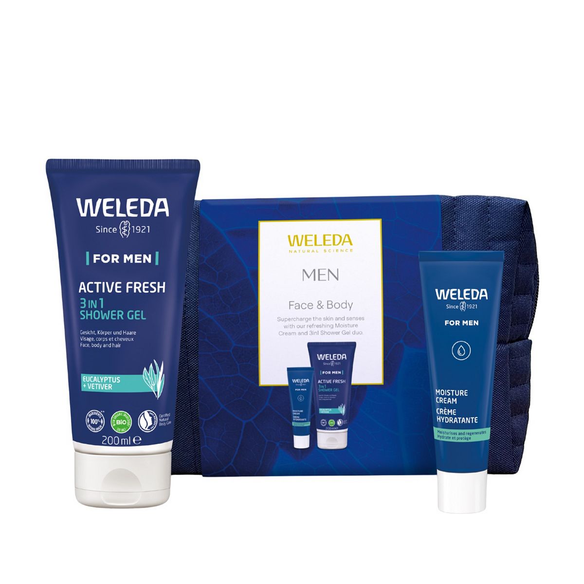 Weleda Men's Face & Body Gift Set