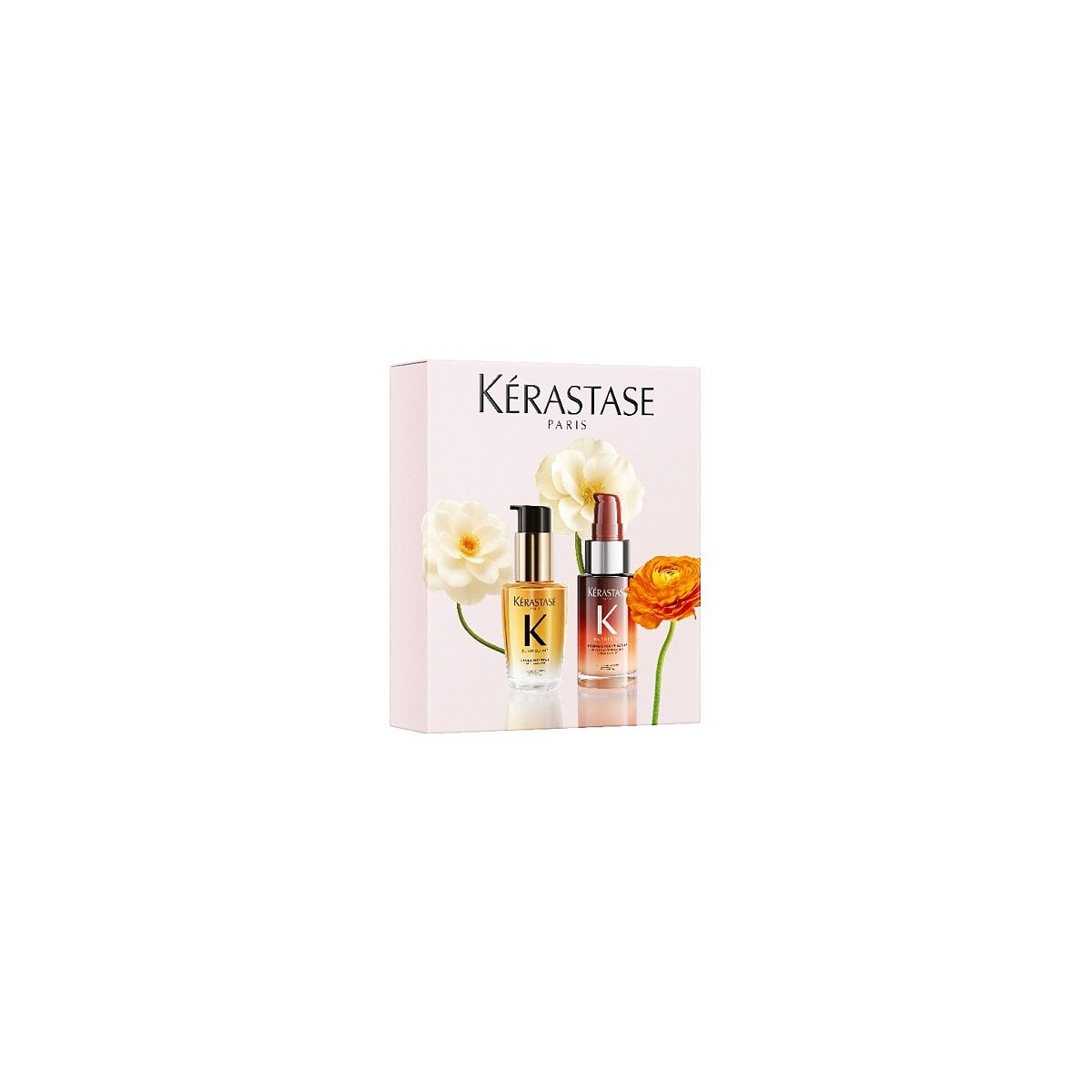 Kerastase Mini Hero Serums Duo – Elixir & Nutritive Spring Gift Set For Dull Dry Hair
