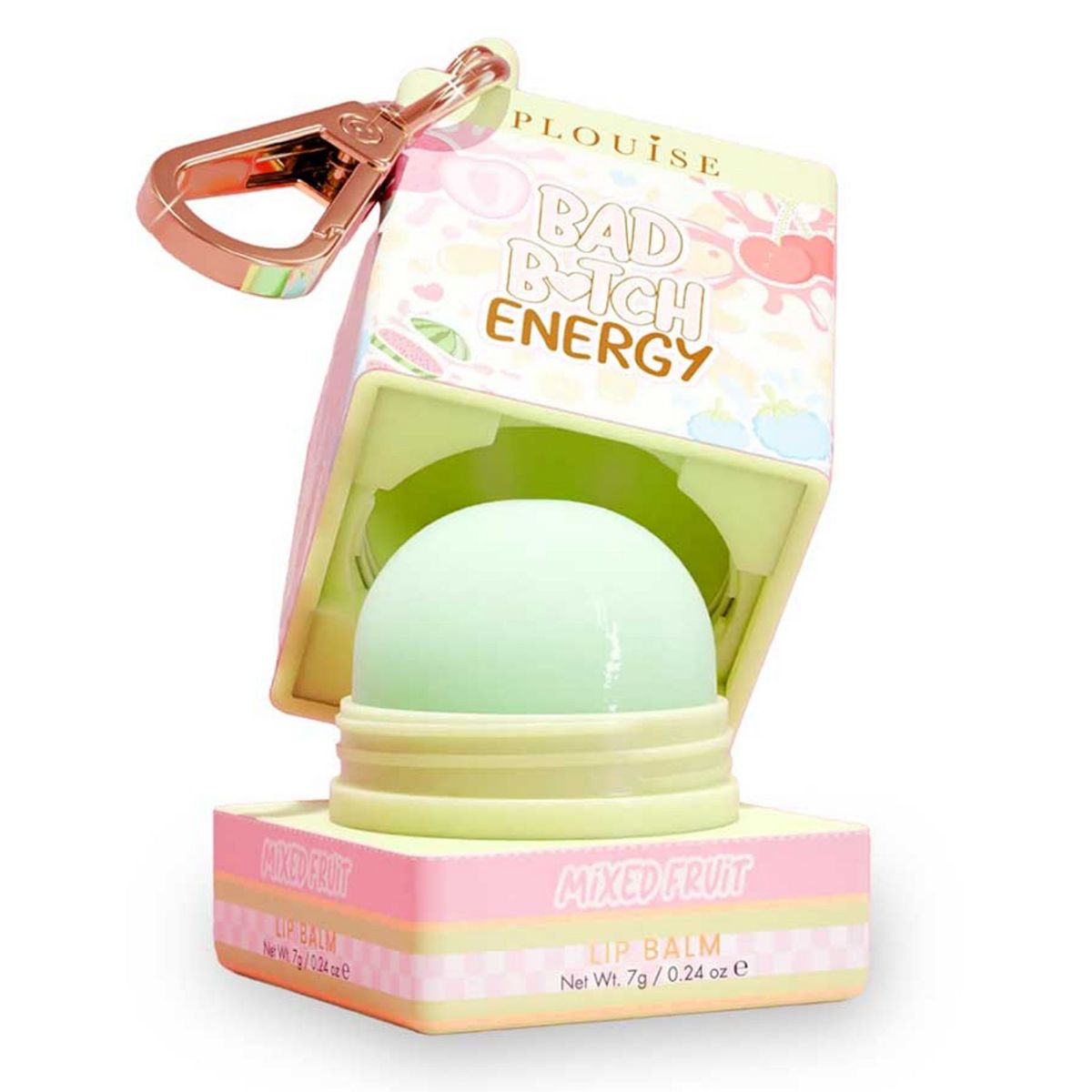 P.louise Bad B*Tch Energy Keychain Lip Balm