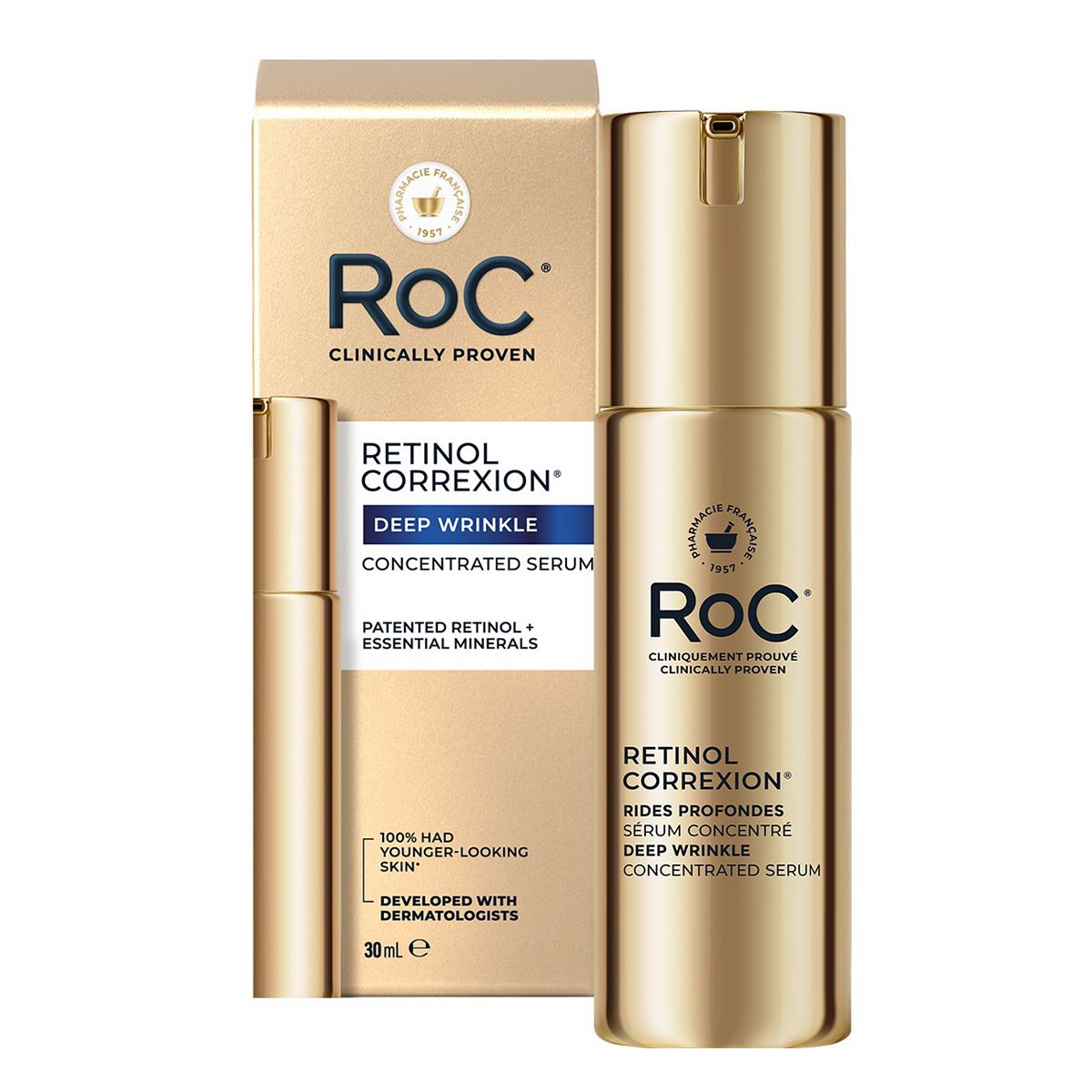 ROC Retinol Correxion Deep Wrinkle Face Serum, 30ml