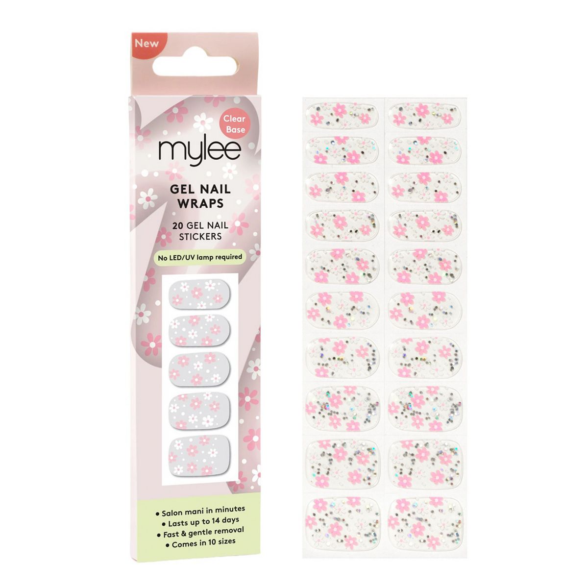 Mylee Gel Nail Wraps Freshly Picked 20Pcs