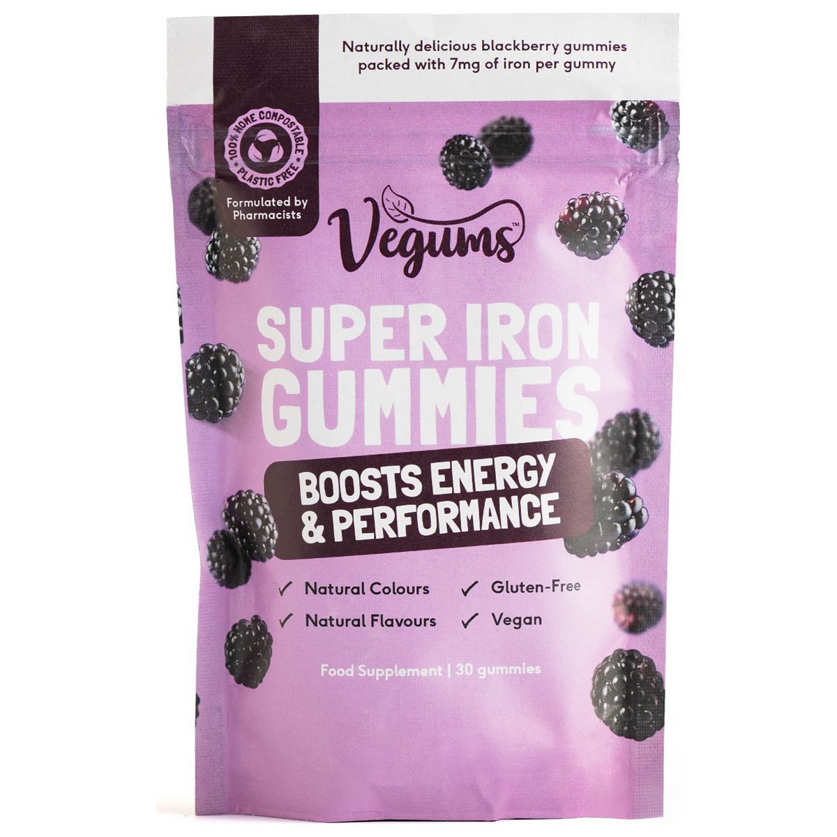 Vegums Super Iron 30 Gummies