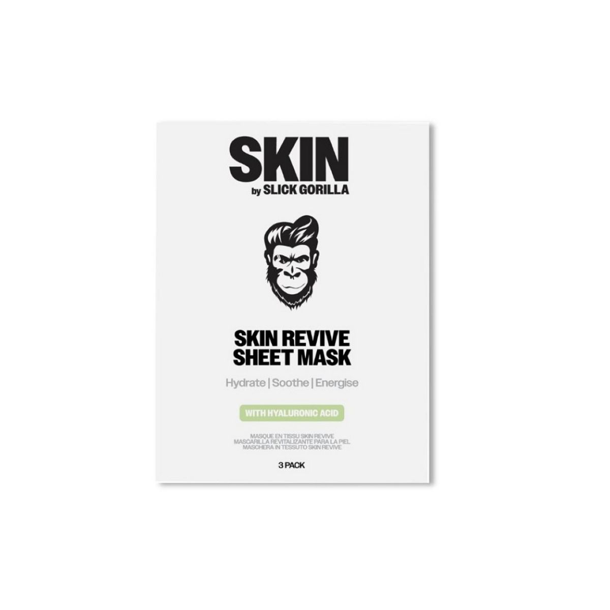 Slick Gorilla Skin By Revive Sheet Mask 3 Pack