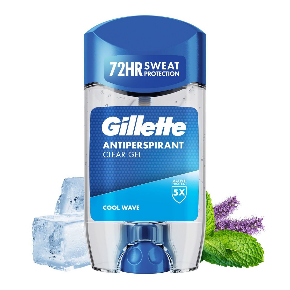 Gillette Cool Wave Antiperspirant Clear Gel For Men 70Ml