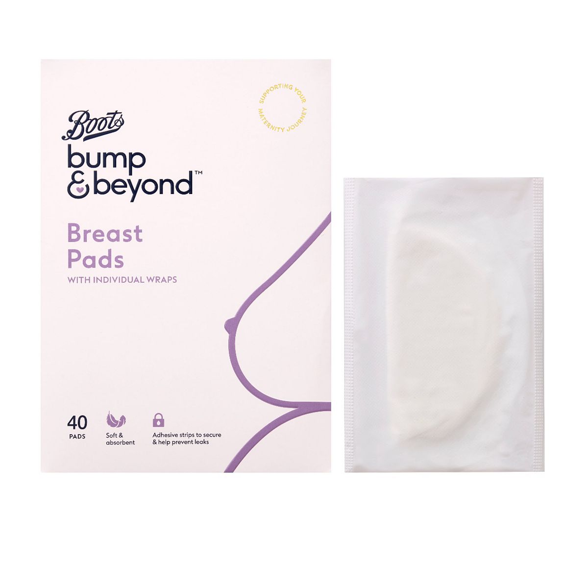   Bump & Beyond Disposable Breast Pads 40S