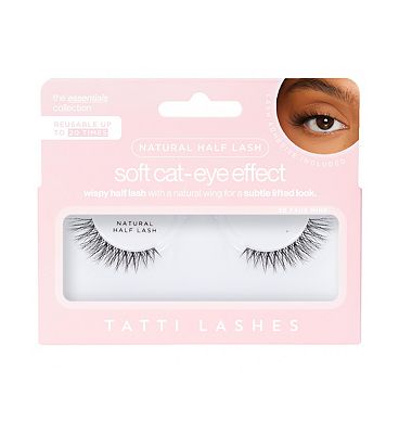 Click to view product details and reviews for Tatti Lashes Natural Half Strip Eyelash Pair.