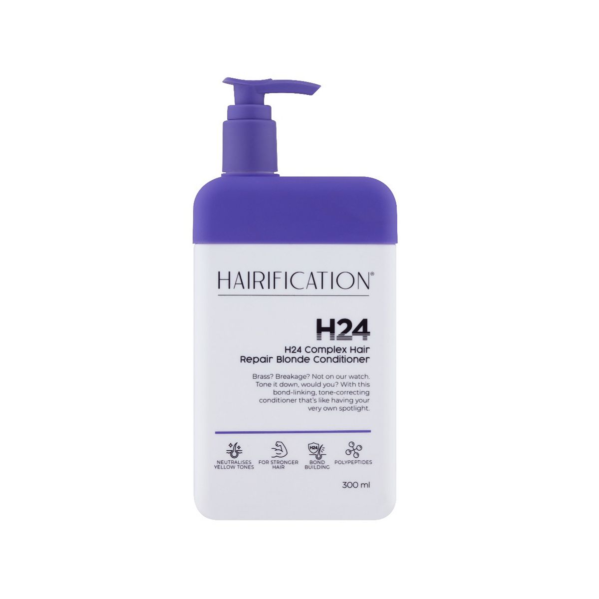 Hairification H24 Complex Hair Repair Blonde Conditioner 300ml