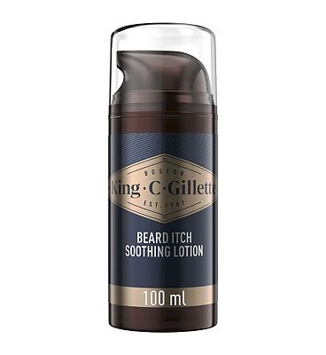 King C Gillette Beard Itch Soothing Lotion For Men 100ml