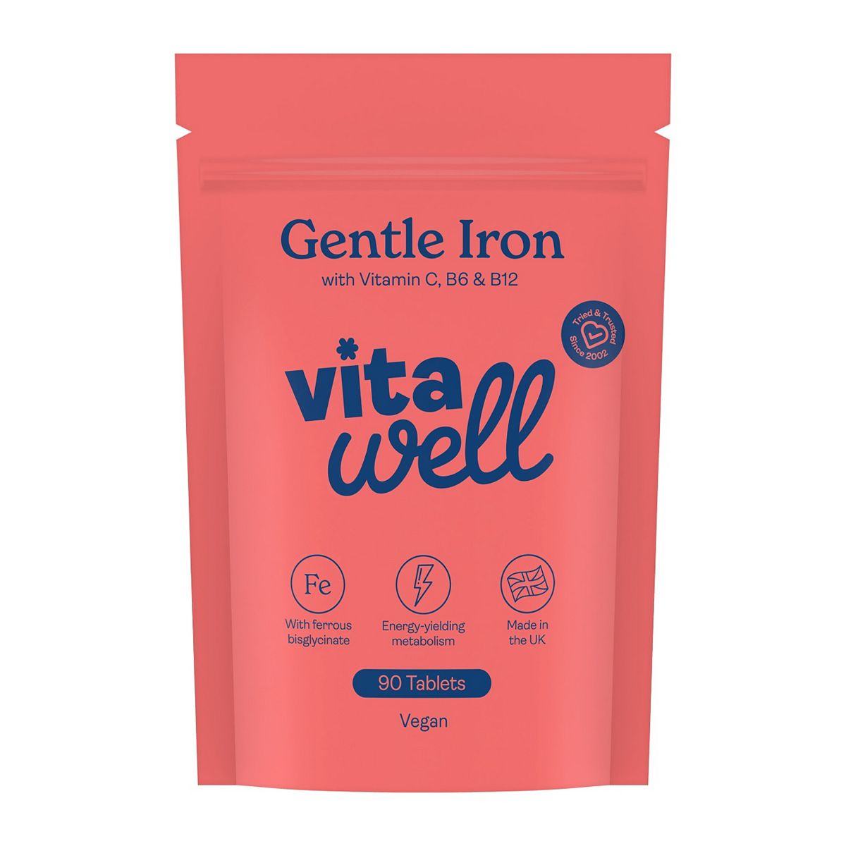 Vitawell Gentle Iron Pouch X 90 Tablets