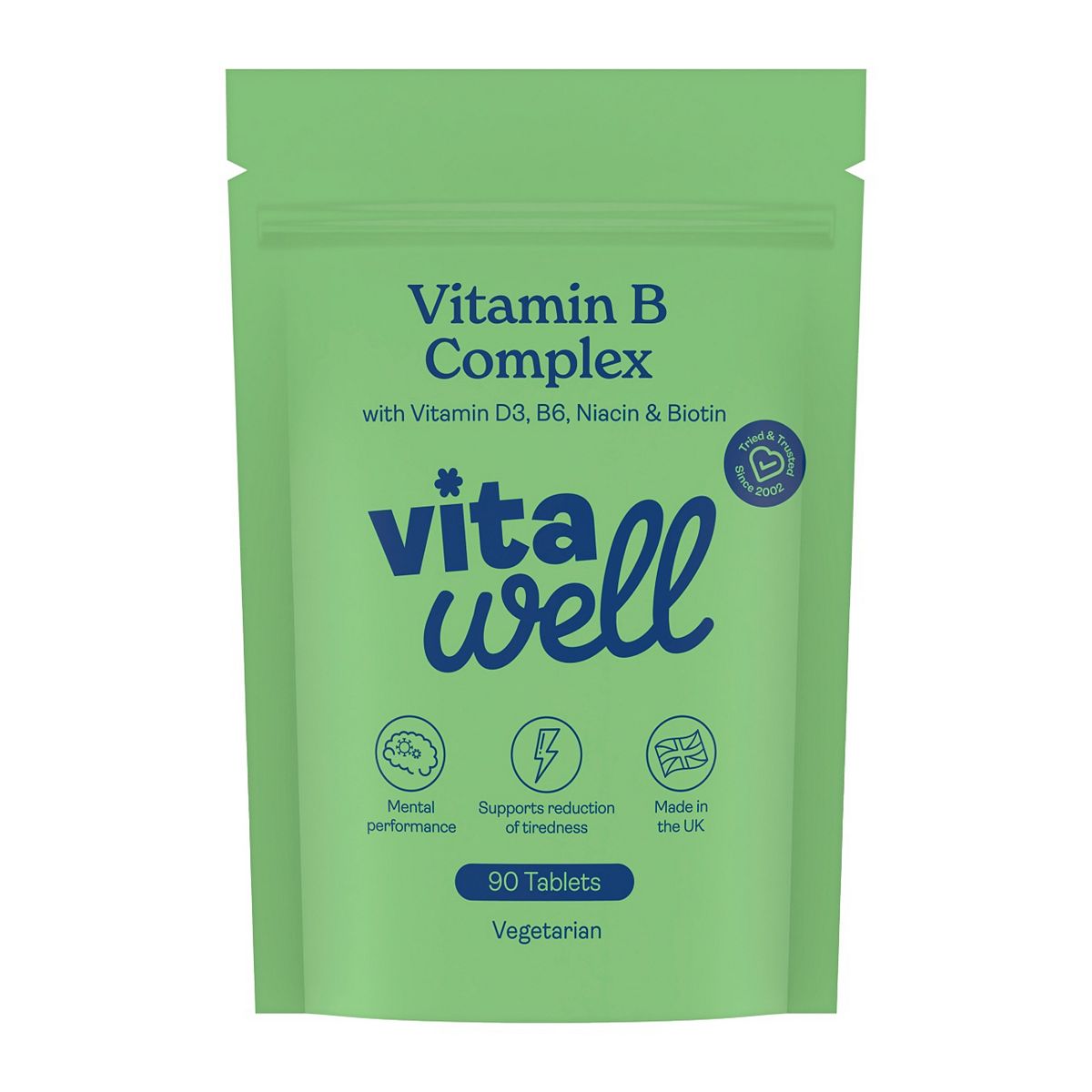 Vitawell Vitamin B Complex Pouch X 90 Tablets