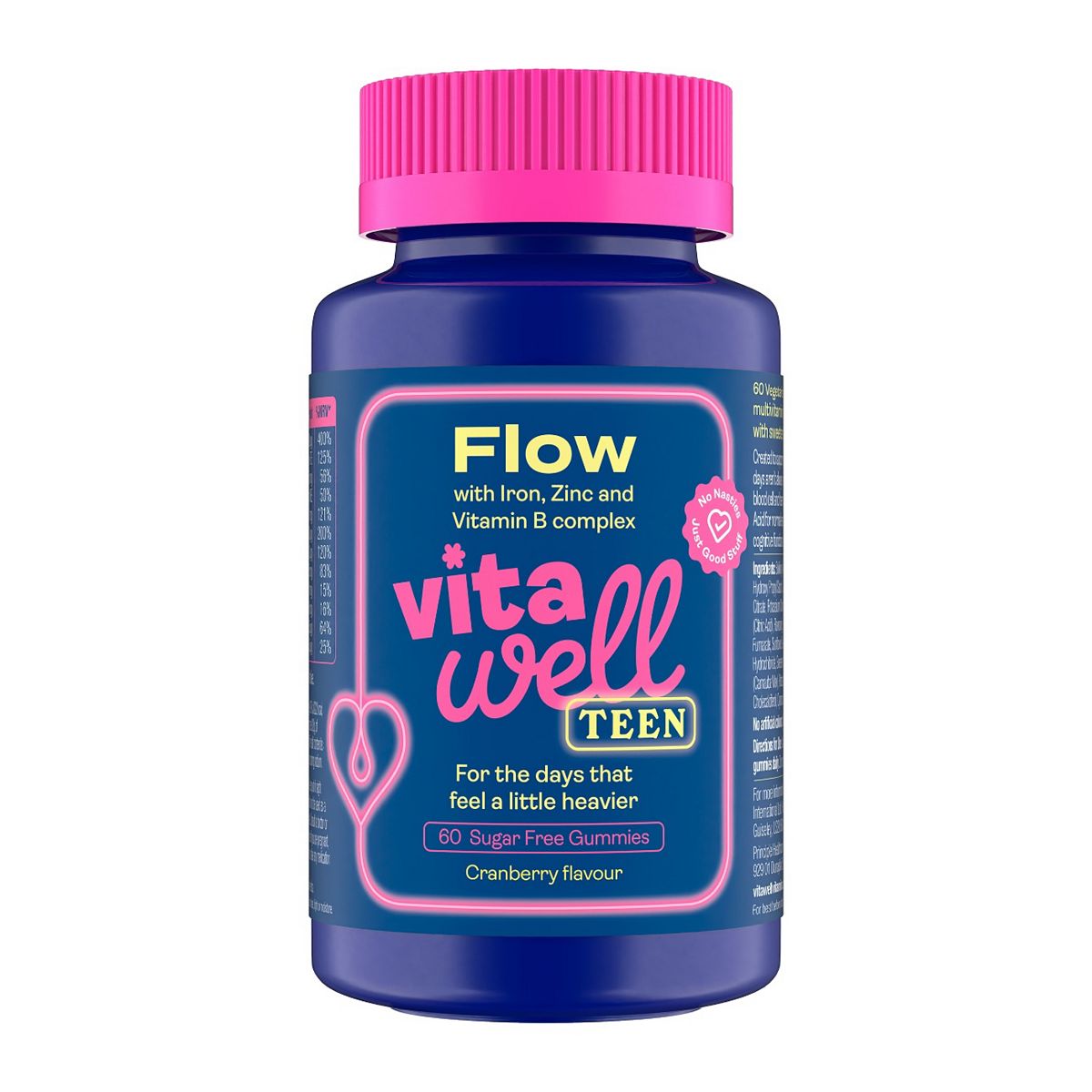 Vitawell Teen's Flow Gummies Sugar Free X 60
