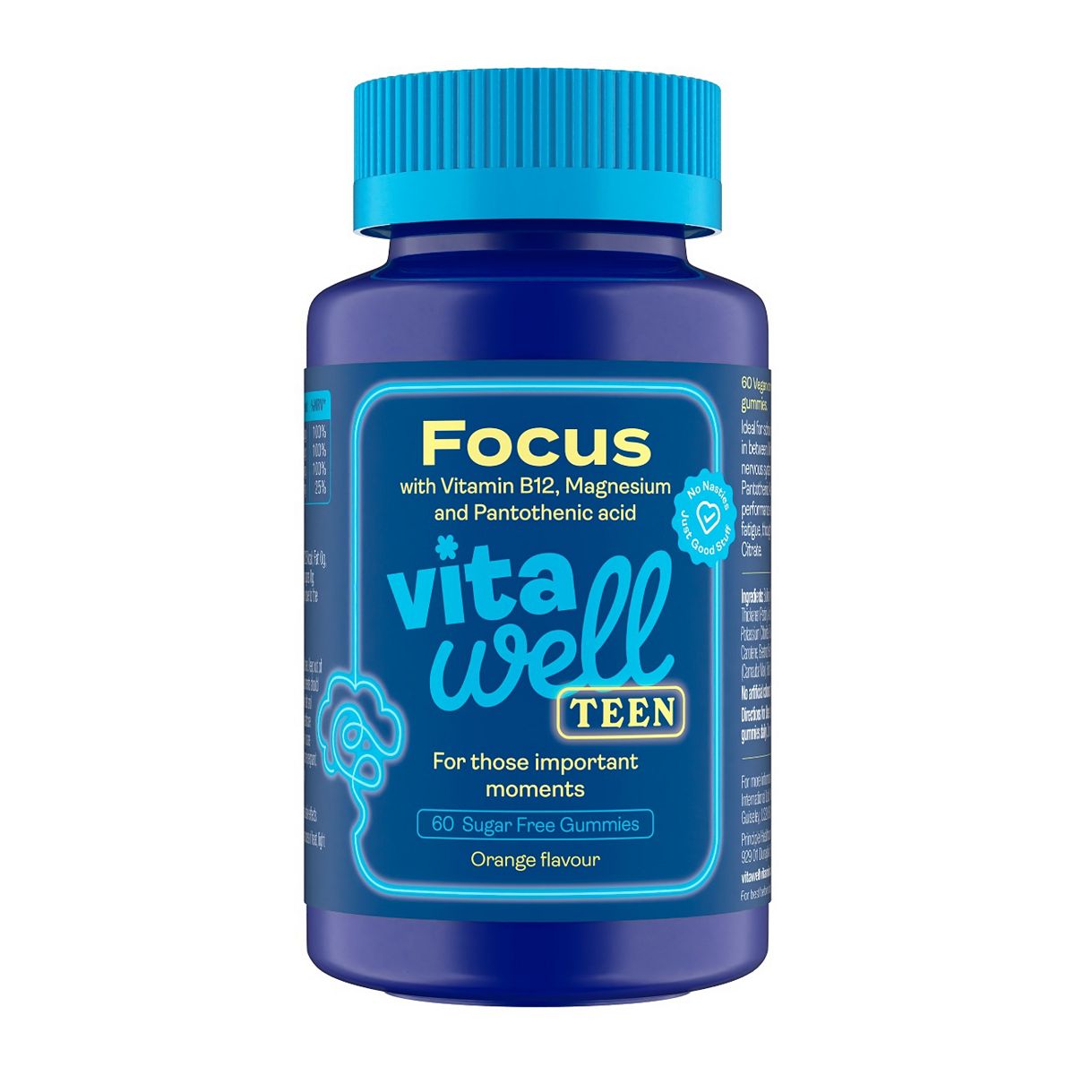 Vitawell Teen's Focus Gummies Sugar Free X 60