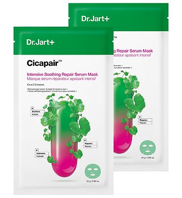 Dr Jart Cicapair Intensive Soothing Repair Serum Mask Duo