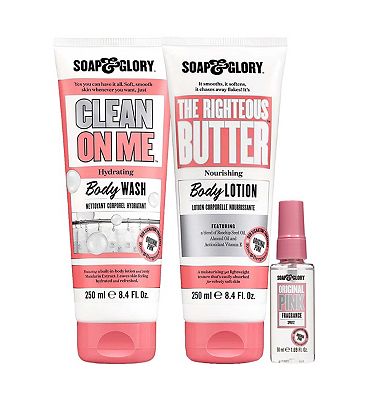 Click to view product details and reviews for Soap Glory Original Pink Trio.