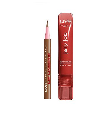 Click to view product details and reviews for Nyx Lip Lingerie Lip Liner Stain Steamy Spice Jelly Job Lip Gloss Jelly Filled Duo Bundle.
