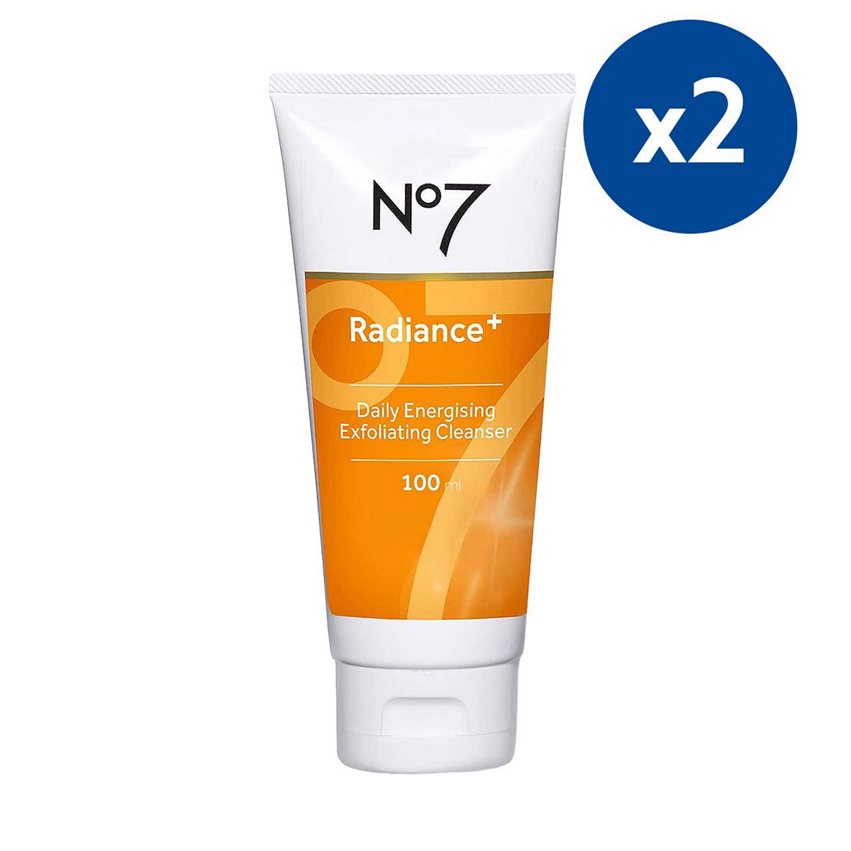 No7 Radiance+ Daily Energising Exfoliating Cleanser Duo