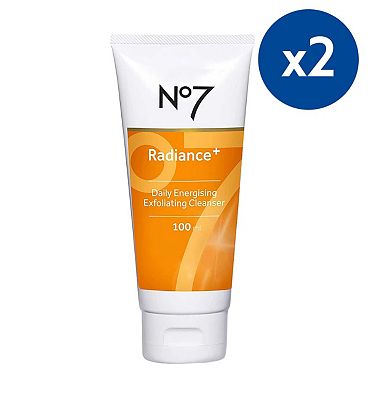 Click to view product details and reviews for No7 Radiance Daily Energising Exfoliating Cleanser Duo.