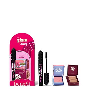 Benefit It's Glam Time Beauty Mascara, Bronzer & Blush Gift Set