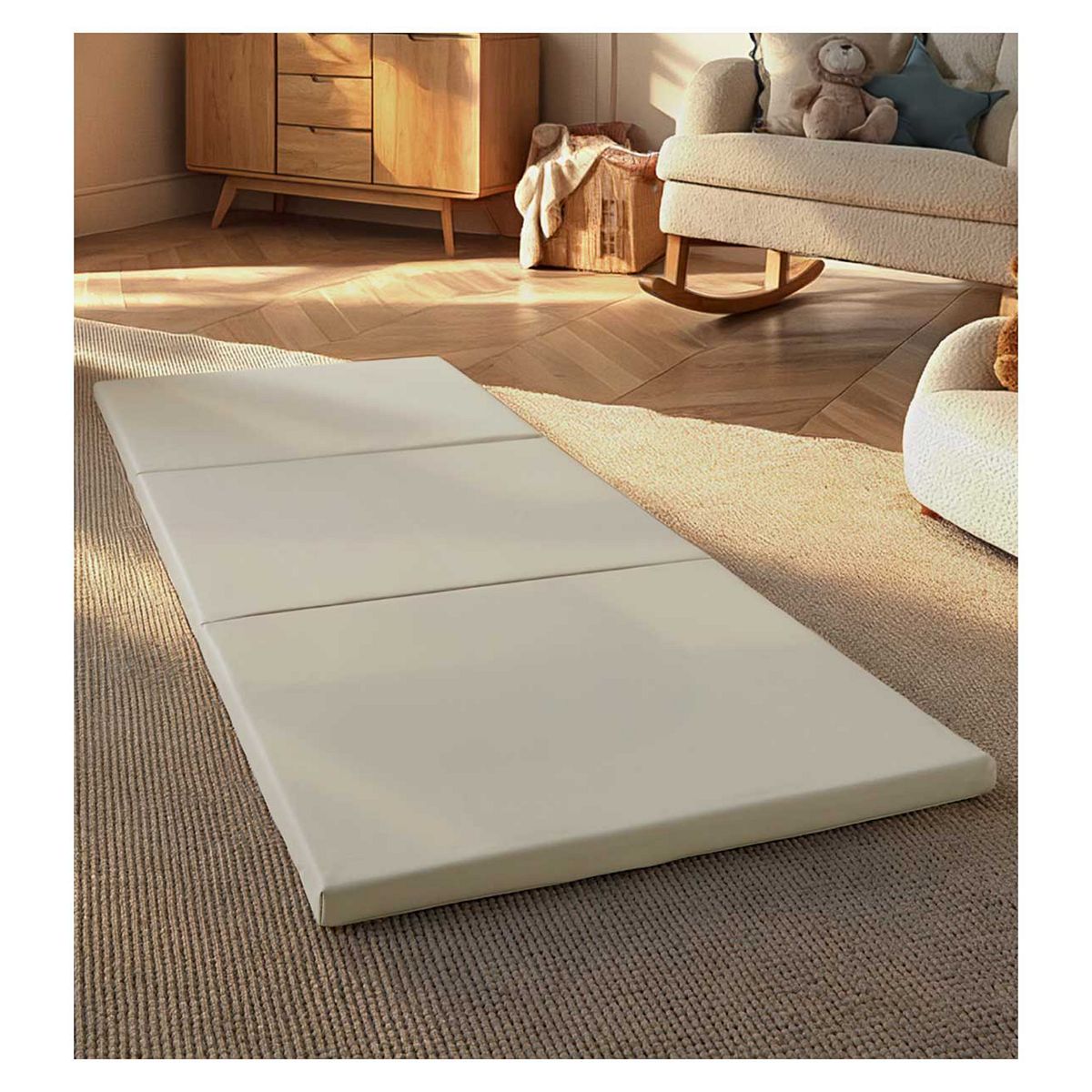 Cuddleco Tumble Play Mat In Pebble