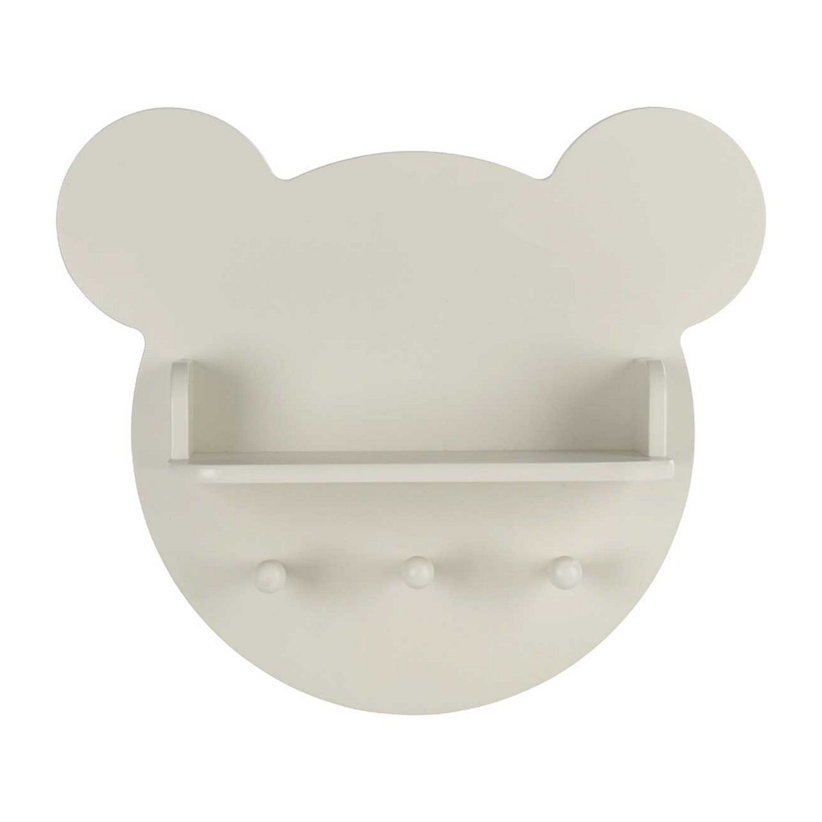 Cuddleco Bear Shelf In Pebble