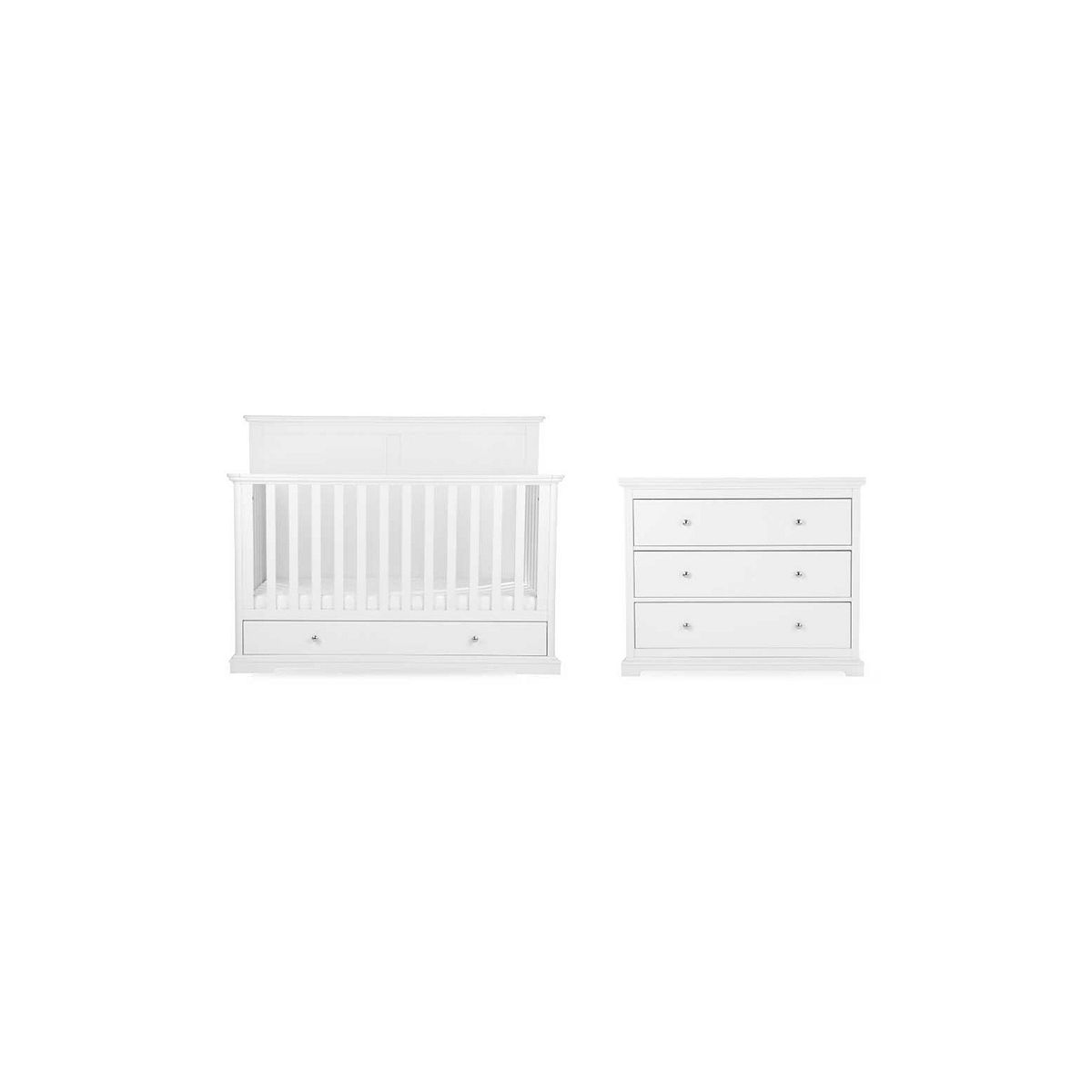 Cuddleco Beaumont 2 Piece Grande Set & Dresser White