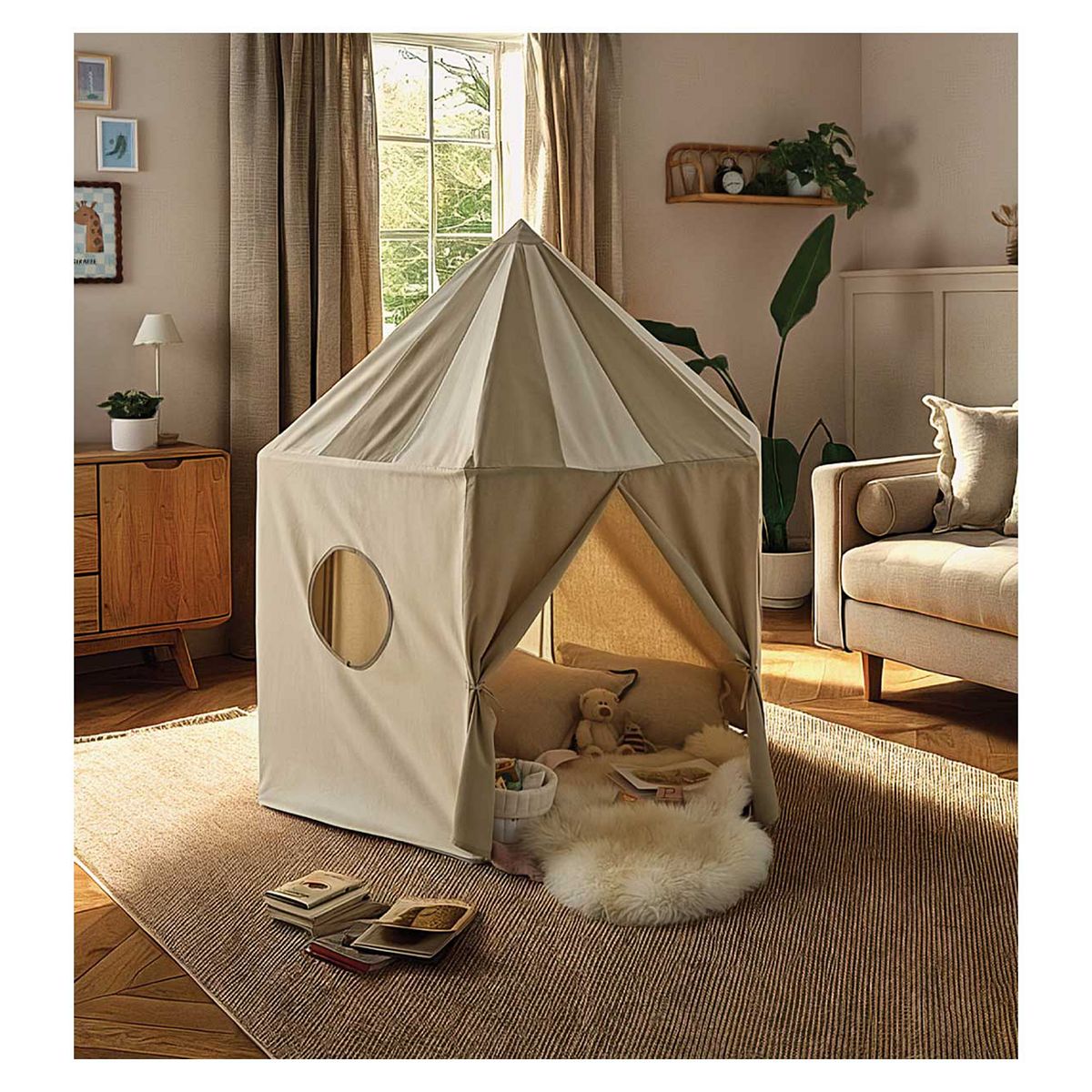 Cuddleco Pavilion Play Tent Cookie,