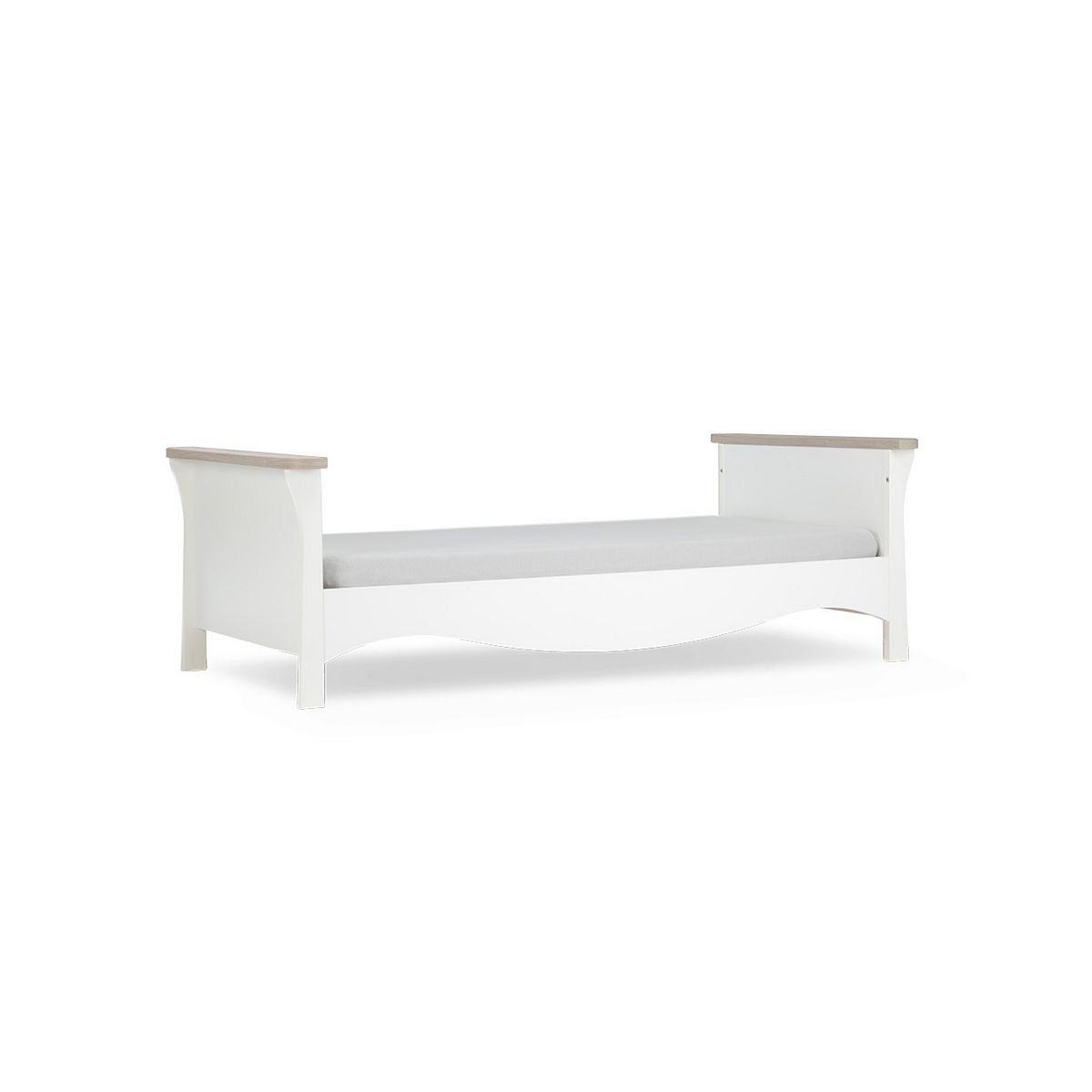 Cuddleco Clara Toddler Bed - White/Ash