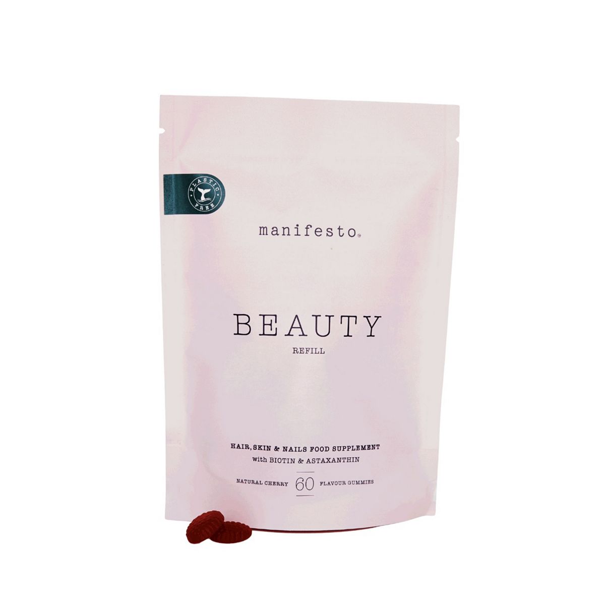 Manifesto Beauty Gummies Refill For Hair Skin And Nails 60