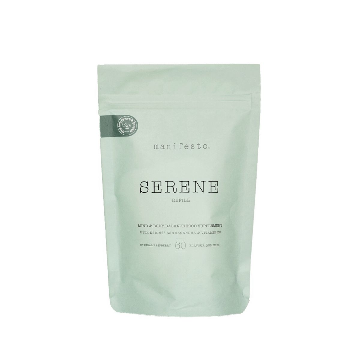 Manifesto Serene Refill For Hormonal And Mood Regulation 60 Gummies
