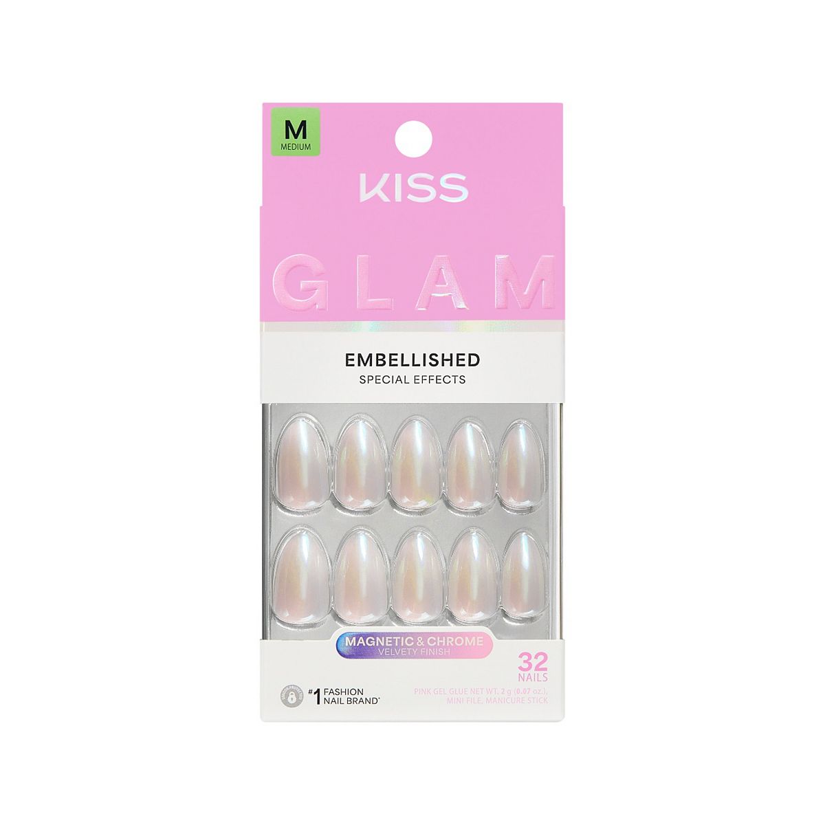 Kiss Glam Shimmer Nails Dive