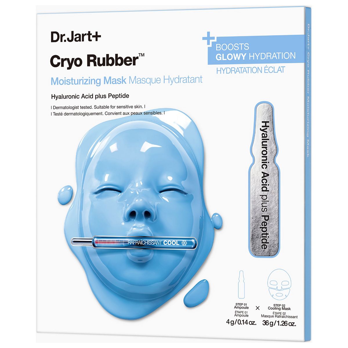 Dr Jart Cryo Rubber Moisturizing Hydrogel Mask With Hyaluronic Acid 44g